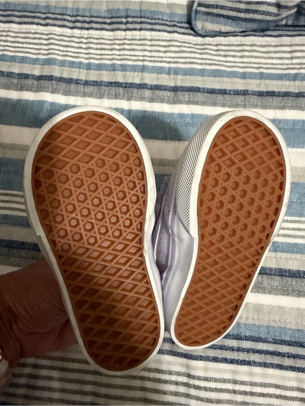 NWOT - Vans Kids - Soft Lavender shimmer